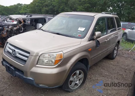 2006 Honda Pilot Ex from USA, damaged, VIN 2HKYF18406H535713